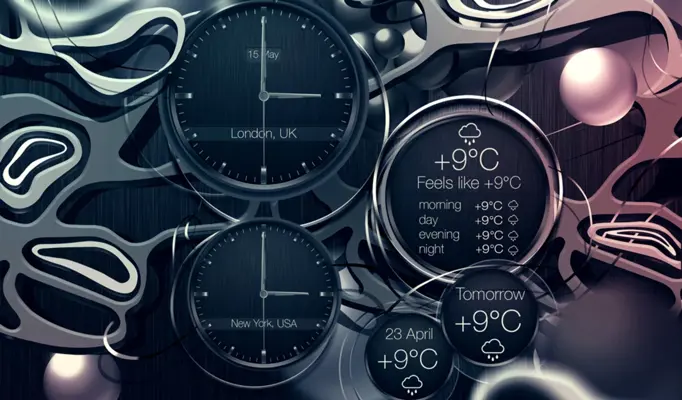 Black Clock Lite android App screenshot 1