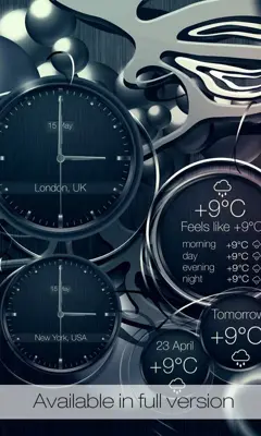 Black Clock Lite android App screenshot 7