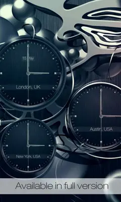 Black Clock Lite android App screenshot 8